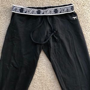 PINK black leggings/skinny sweatpants